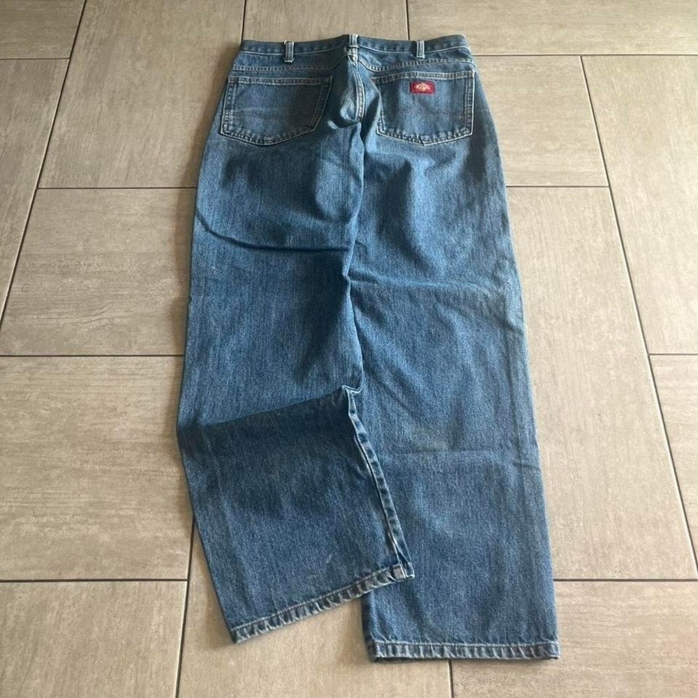 Dickies Mens Relaxed Fit Straight Leg Blue Denim Jeans 32x30 PA065